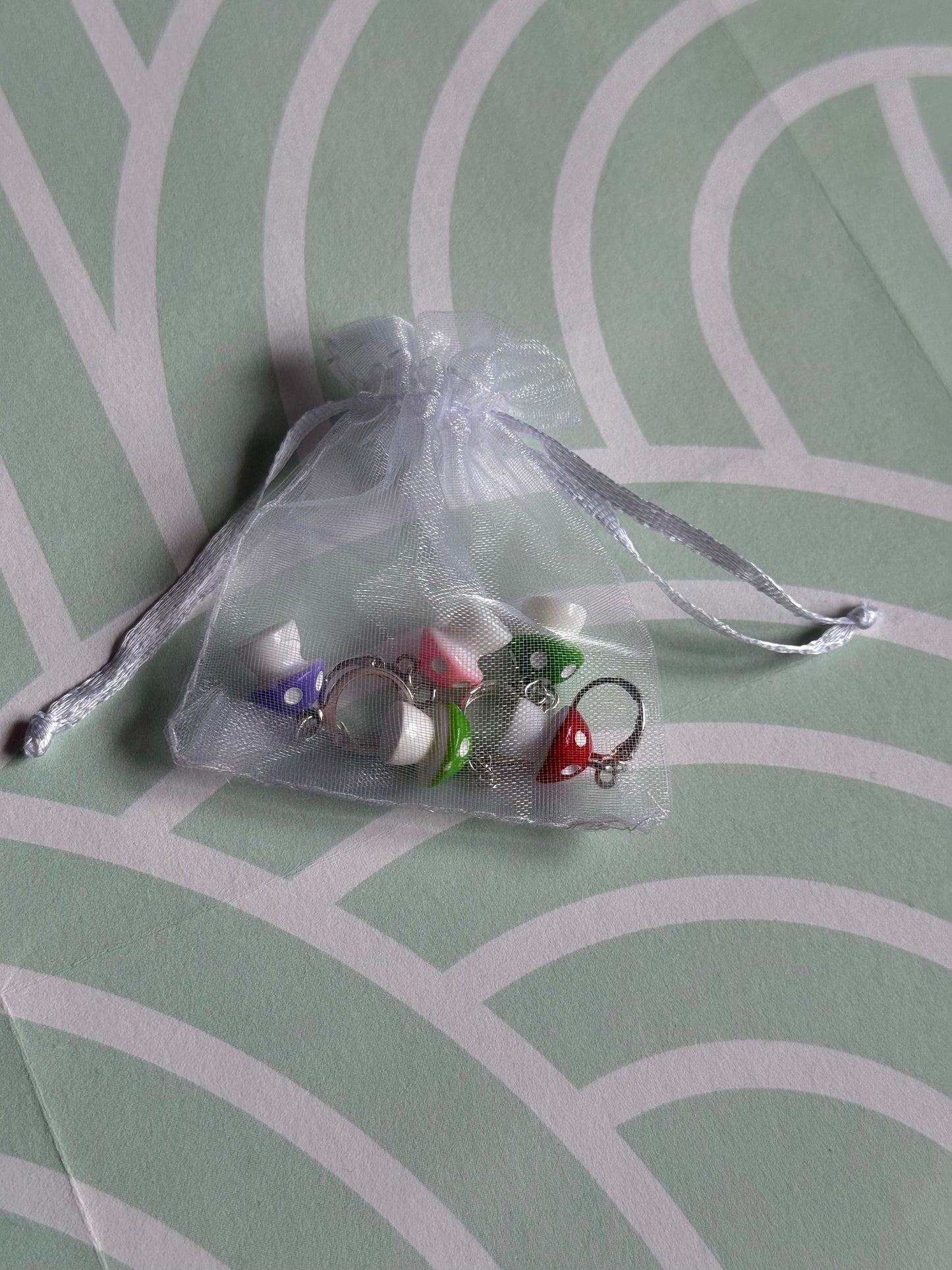 Mushroom stitch marker