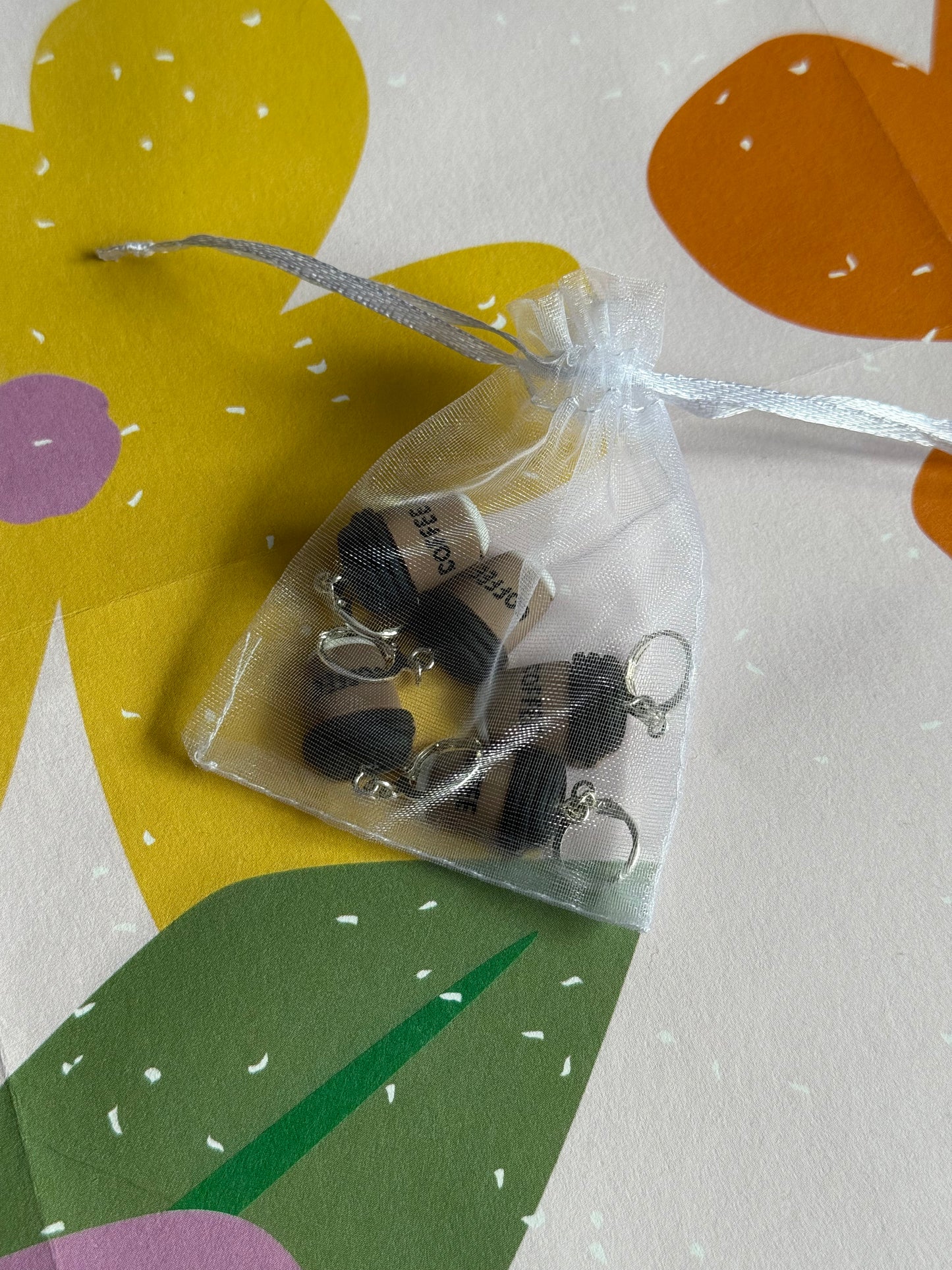 Coffee stitch marker